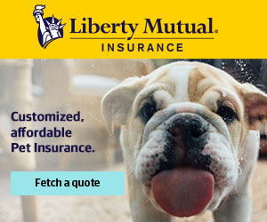 Liberty Mutual Pet Insurance, click to fetch a quote