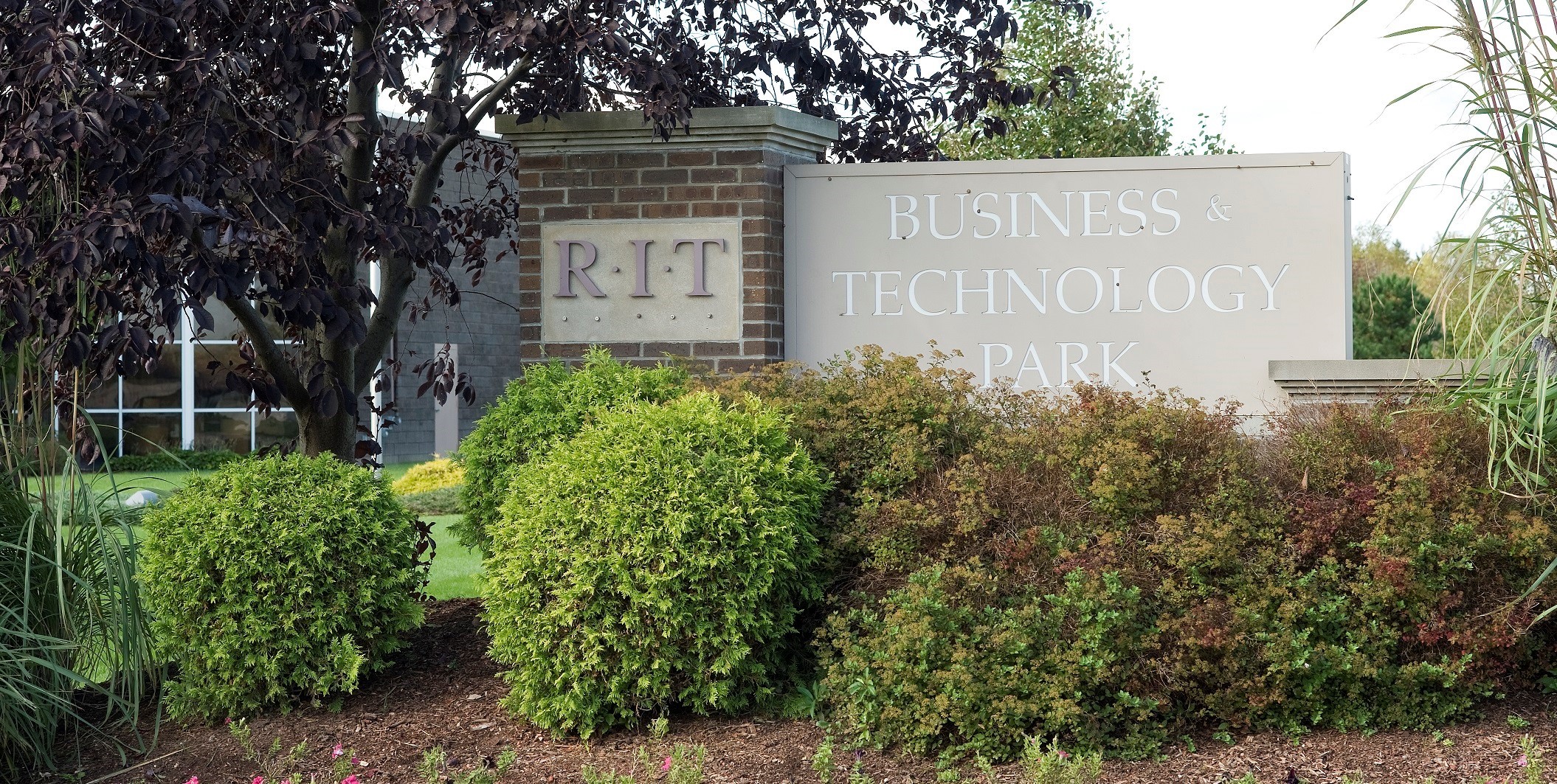 picture of RIT's business technology park signage