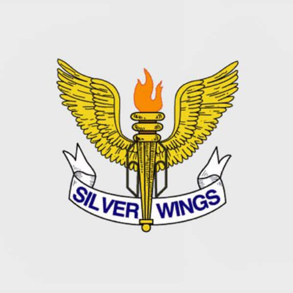 Logo for Silver Wings.
