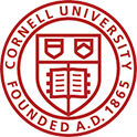 Logo of Cornell University and link to Cornell Website