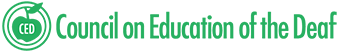 Council on Education of the Deaf logo
