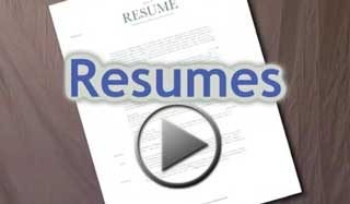 Video about how to build a resume