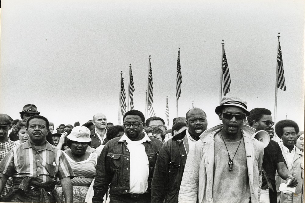 march across Edmund Pettus Bridge in Selma, Alabama, on March 7, 1965