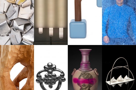 A grid of eight samples of student work. 