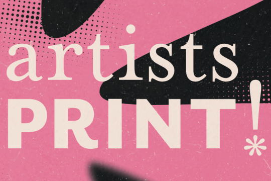 A graphic that says Artists Print!