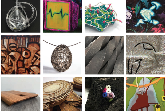 A grid of student work.