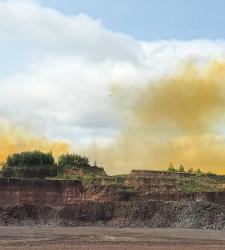 Researchers using drones to detect noxious gas released by explosions