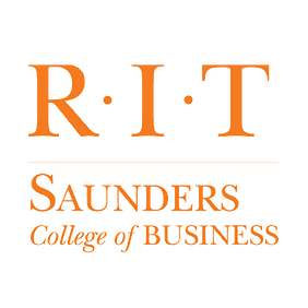 Logo of R.I.T Saunders College of Business, colorized