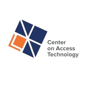 Logo of Center on Access Technology, colorized