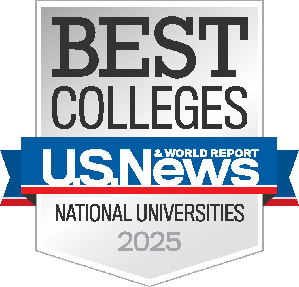 U.S. News and World Report Badge for Best National Universities 2025