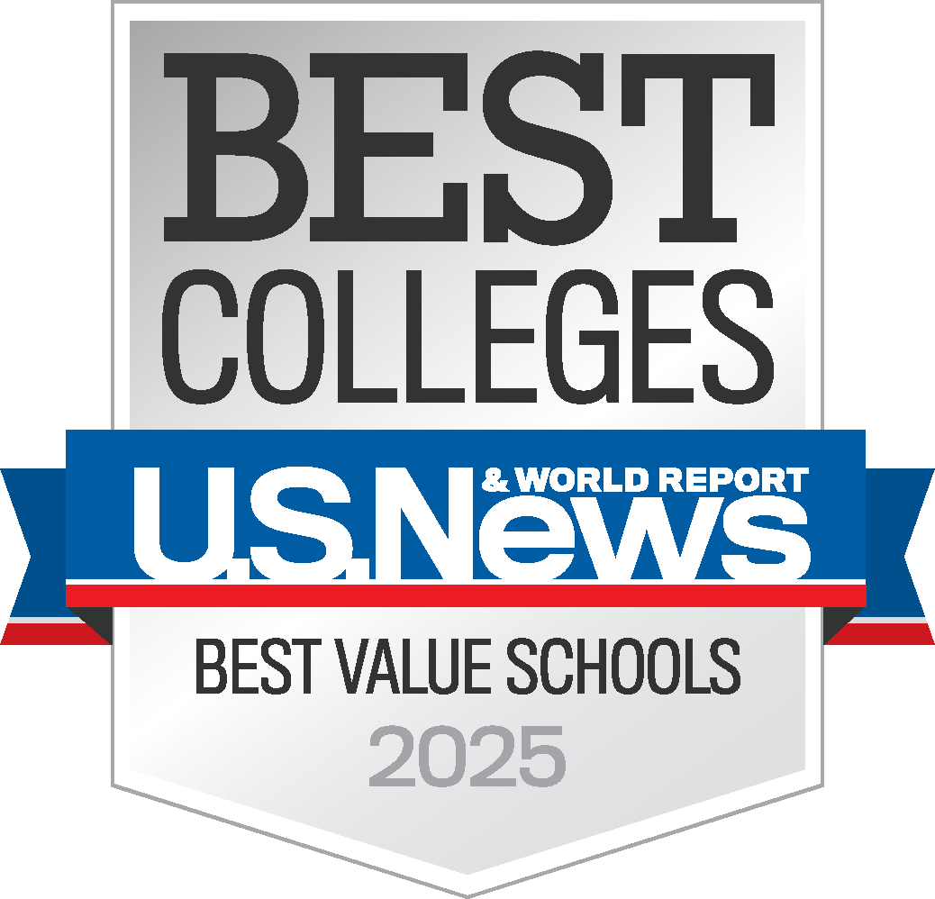 U.S. News and World Report Badge for Best Value Schools for 2025