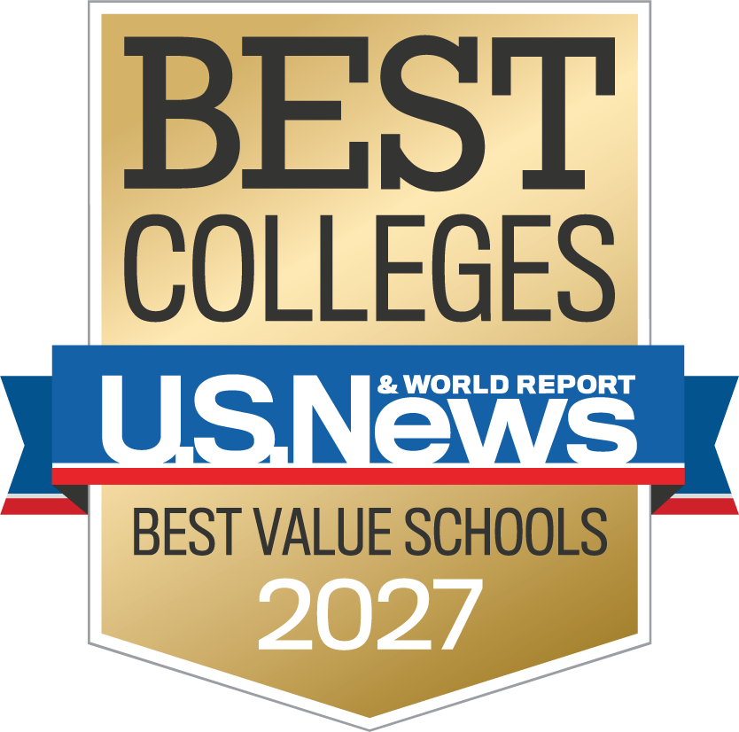 U.S. News and World Report badge for Best Value Schools for 2027