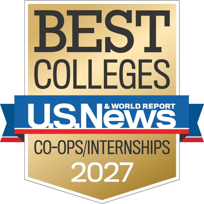 U.S. News and World Report Badge for Best Co-op or Internship Program for 2027