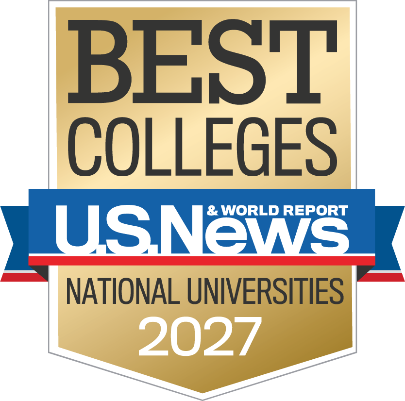U.S. News and World Report Badge for Best National Universities 2024