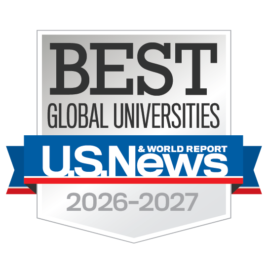 a badge for best global university fro u.s. news and world report