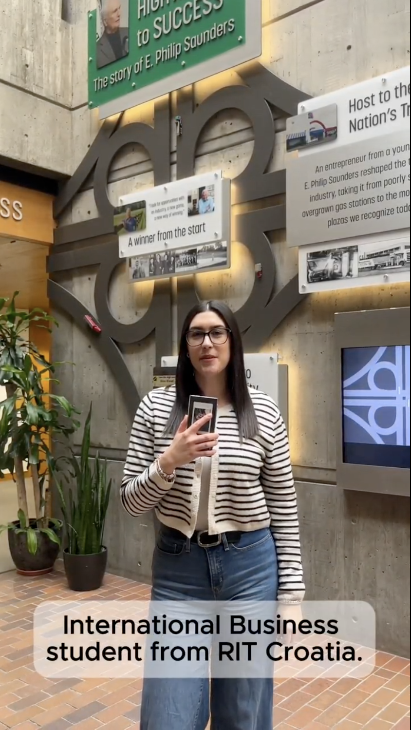 Picture of student that says they are a global scholar from Croatia