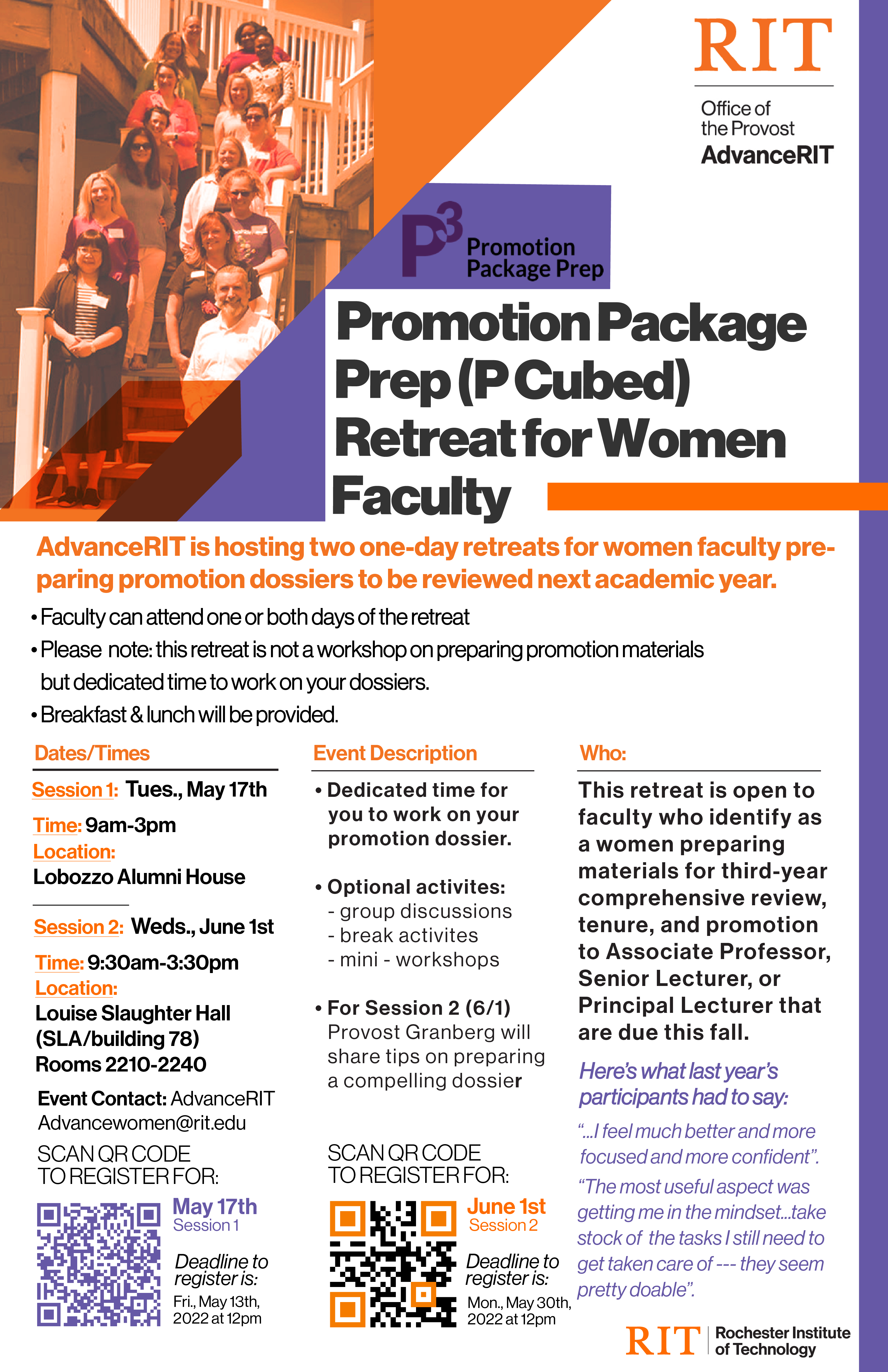 Promotion Retreat Flyer