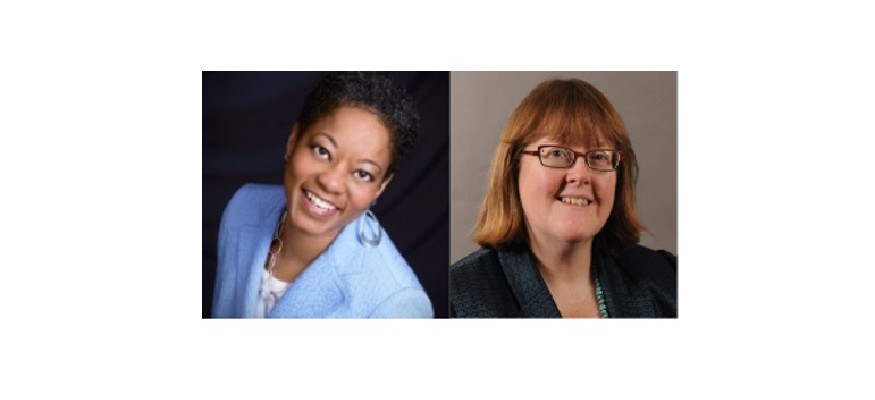 side by side shot of two women