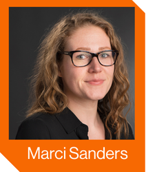 Headshot image with name Marci Sanders
