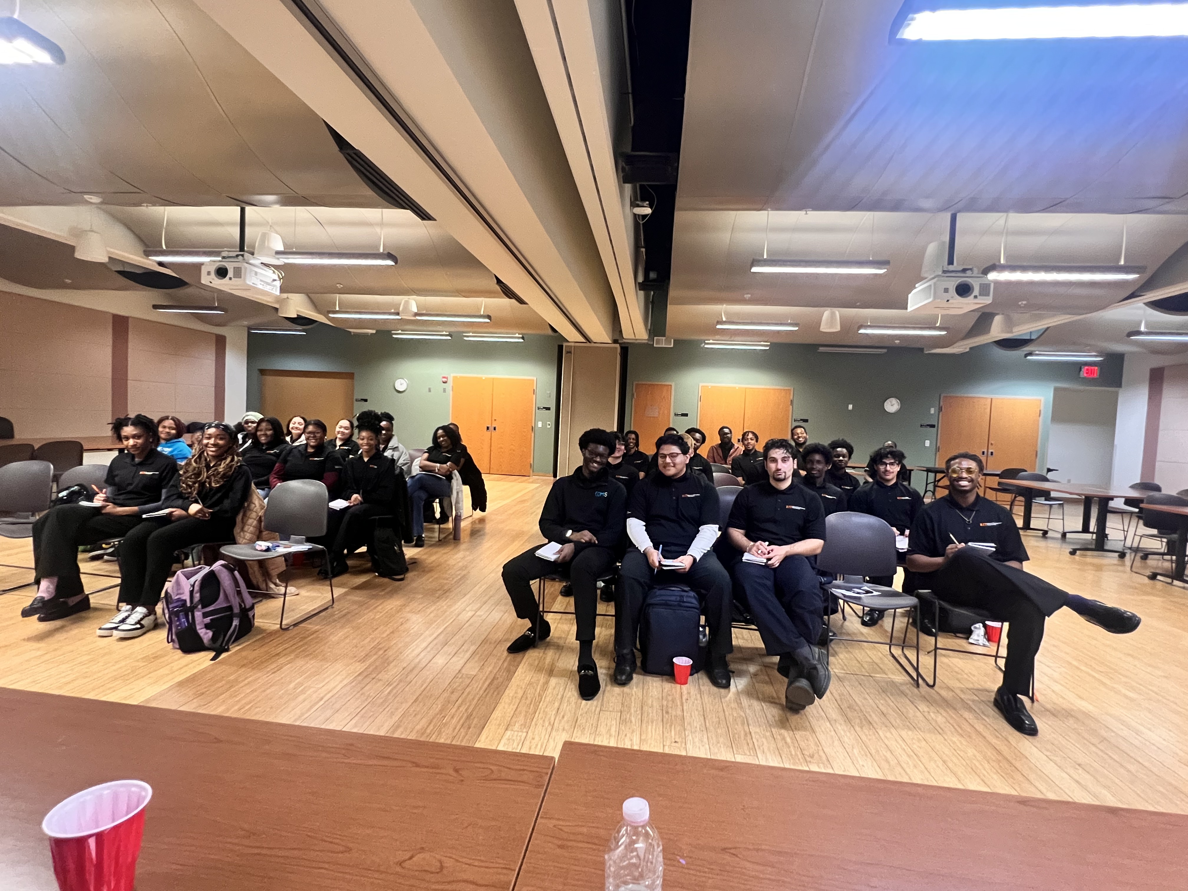 Group of studnets in a classroom