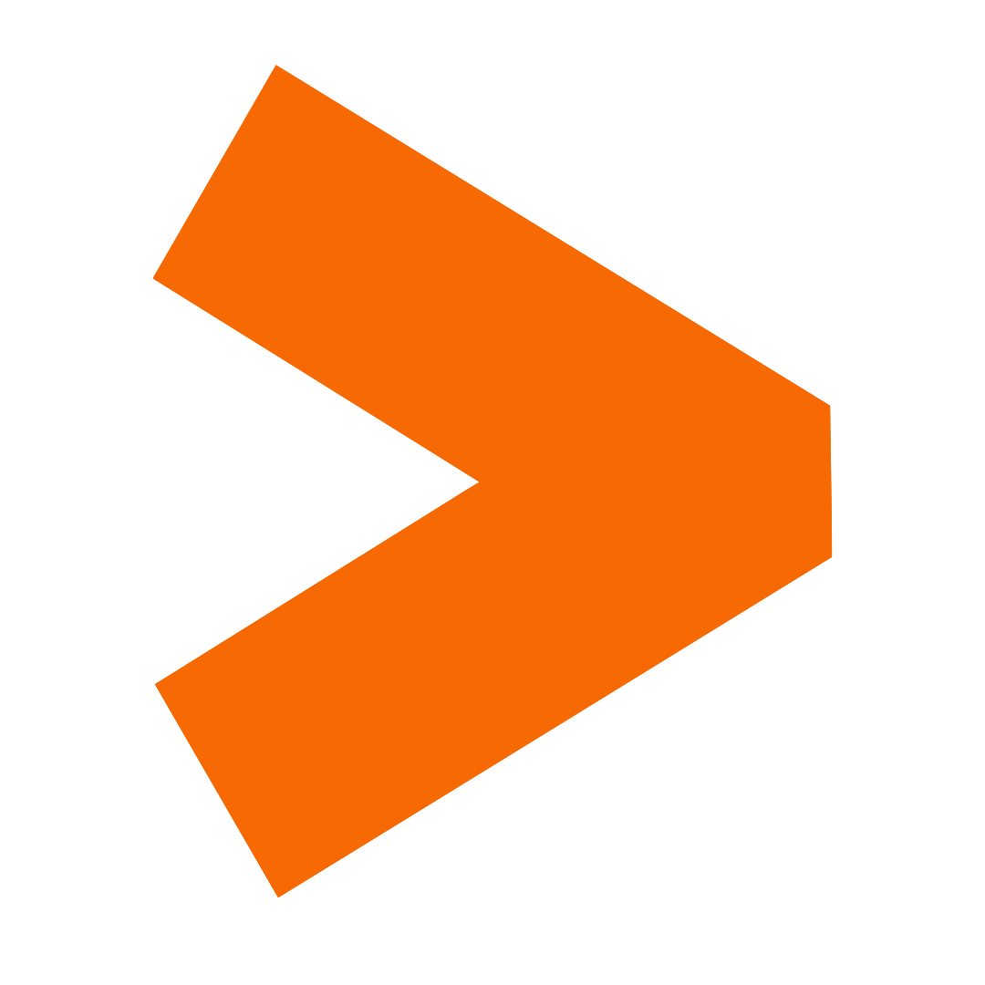 orange greater than symbol