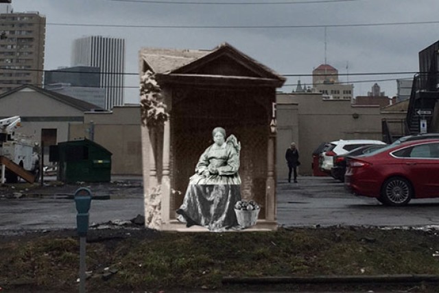 Anna Douglass image in a parking lot.