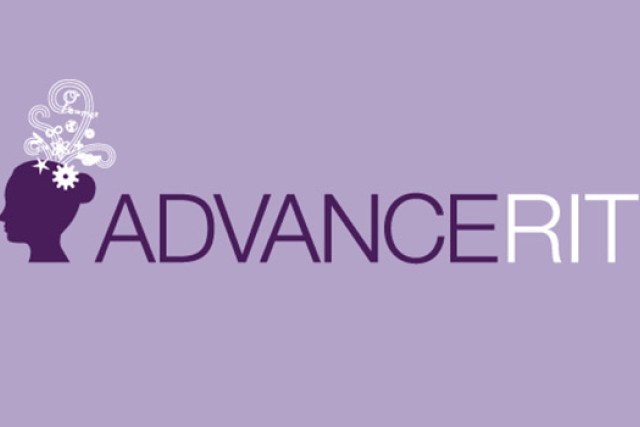 Logo for "Advance RIT"