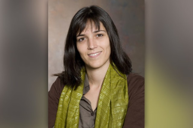 Professor posing for camera