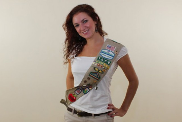 Person posing with stash