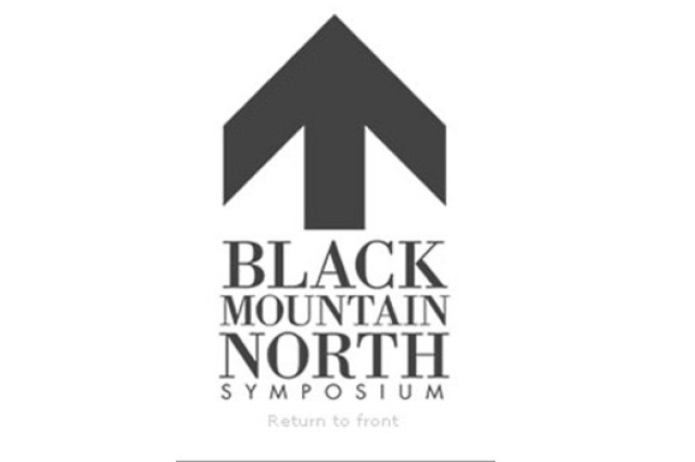 Logo for "Black Mountain North Symposium"