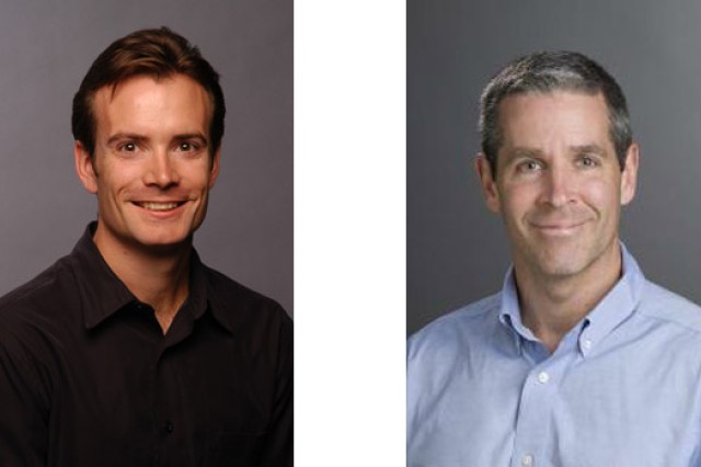 Two portraits of people 