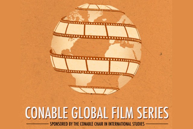 Logo for "Conable Global Film Series"