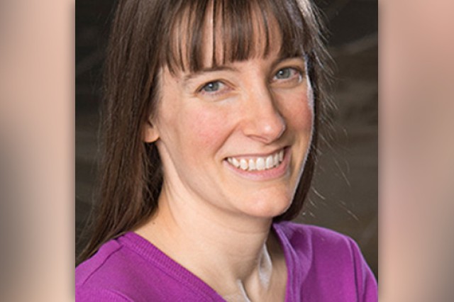 Professor posing for camera