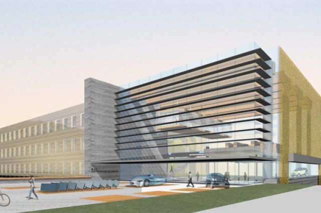 Computer Rendering of new classroom building