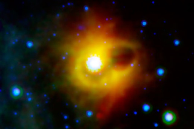 Computer Generated Photo of distant star