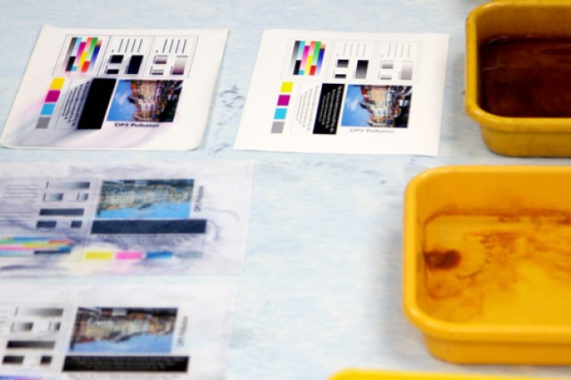 Picture next to chemicals 