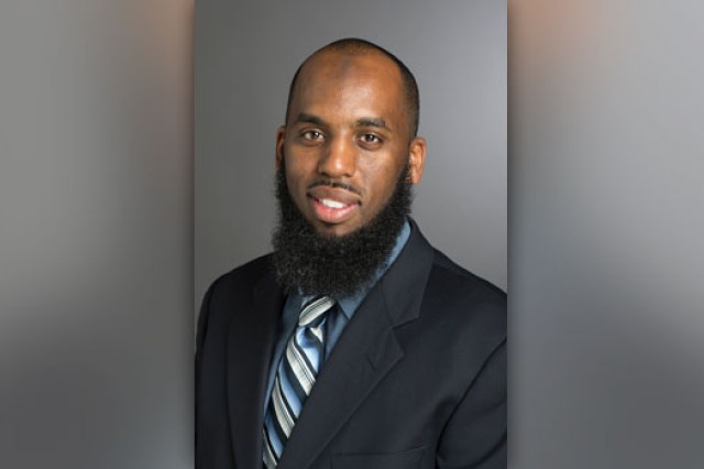 Professor posing for camera