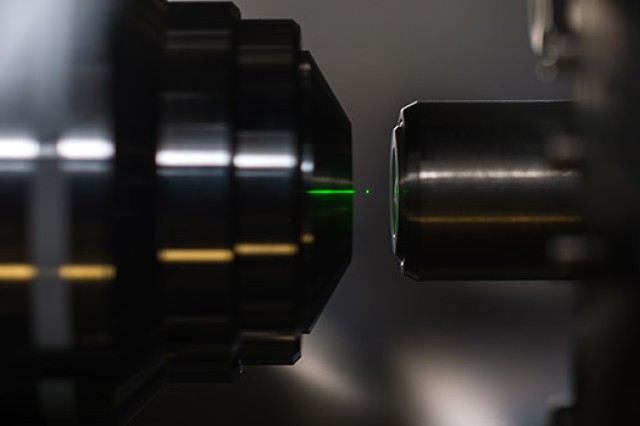 Close up picture of optical trap 
