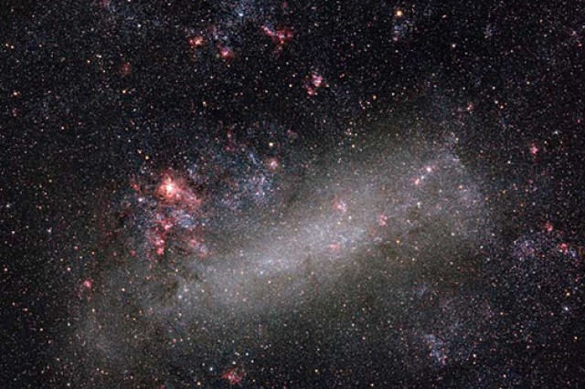 Picture of galaxy clusters