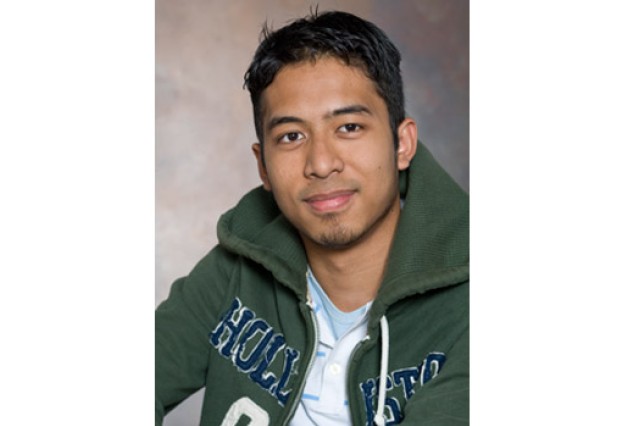 Students posing for camera