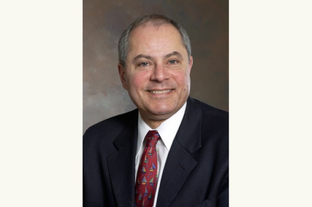 Professor posing for camera