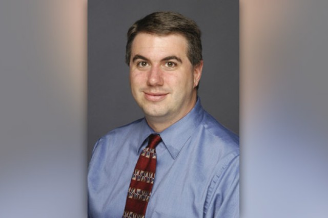 Professor posing for camera