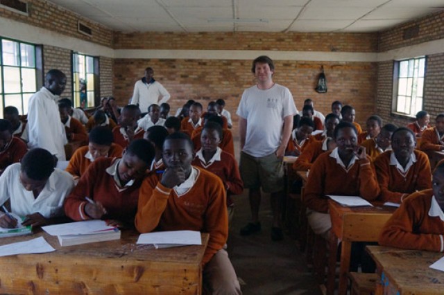 People sitting in classroom