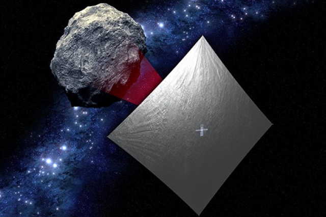  reflective-light solar sails attached to NASA’s Near-Earth Asteroid Scout.