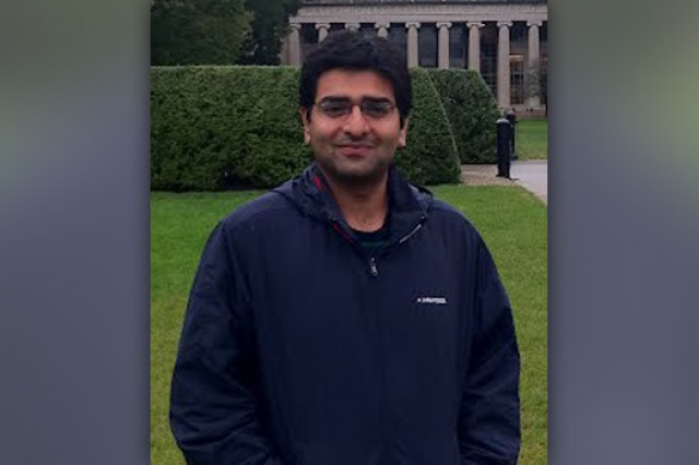 Person posing for camera