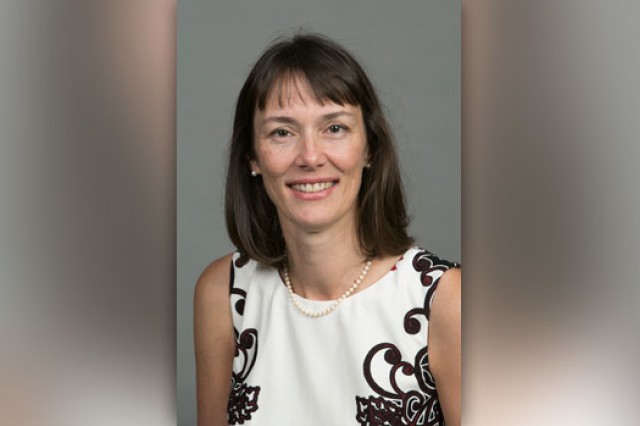 Professor posing for camera