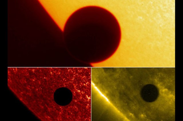 Picture of planet infront of sun