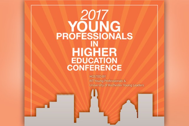 Poster for the "2017 Young Professionals in Higher Education Conference"