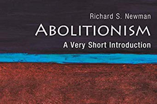 The cover art for Newman's book "Abolitionism: A very short introduction."
