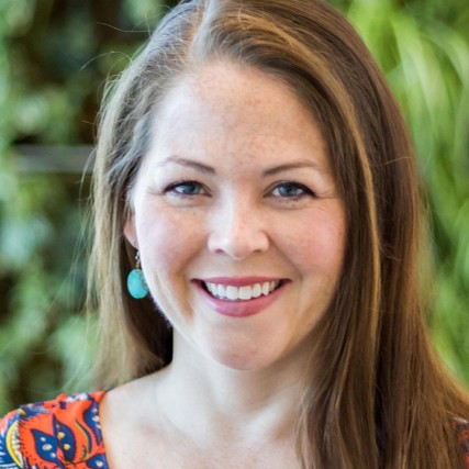 Head-and-shoulders view of woman.